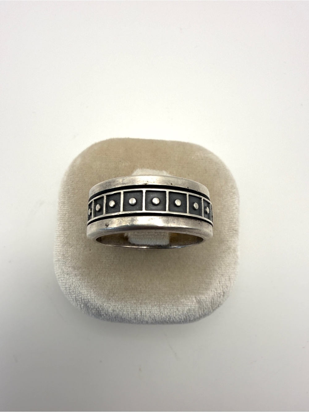 925 Silver Fidget Spinner Ring Mexico Size 11